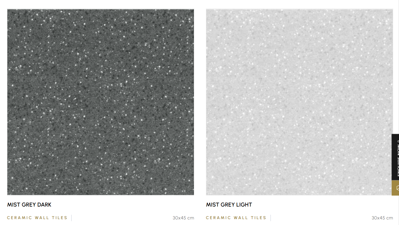 Terrazzo ceramic wall tile